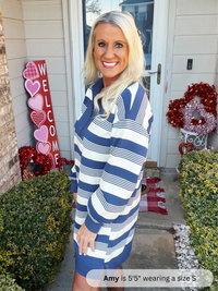 umgee striped dress