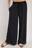 Black & White Striped Pants
