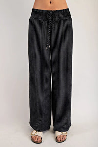 Black & White Striped Pants