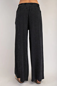 Black & White Striped Pants