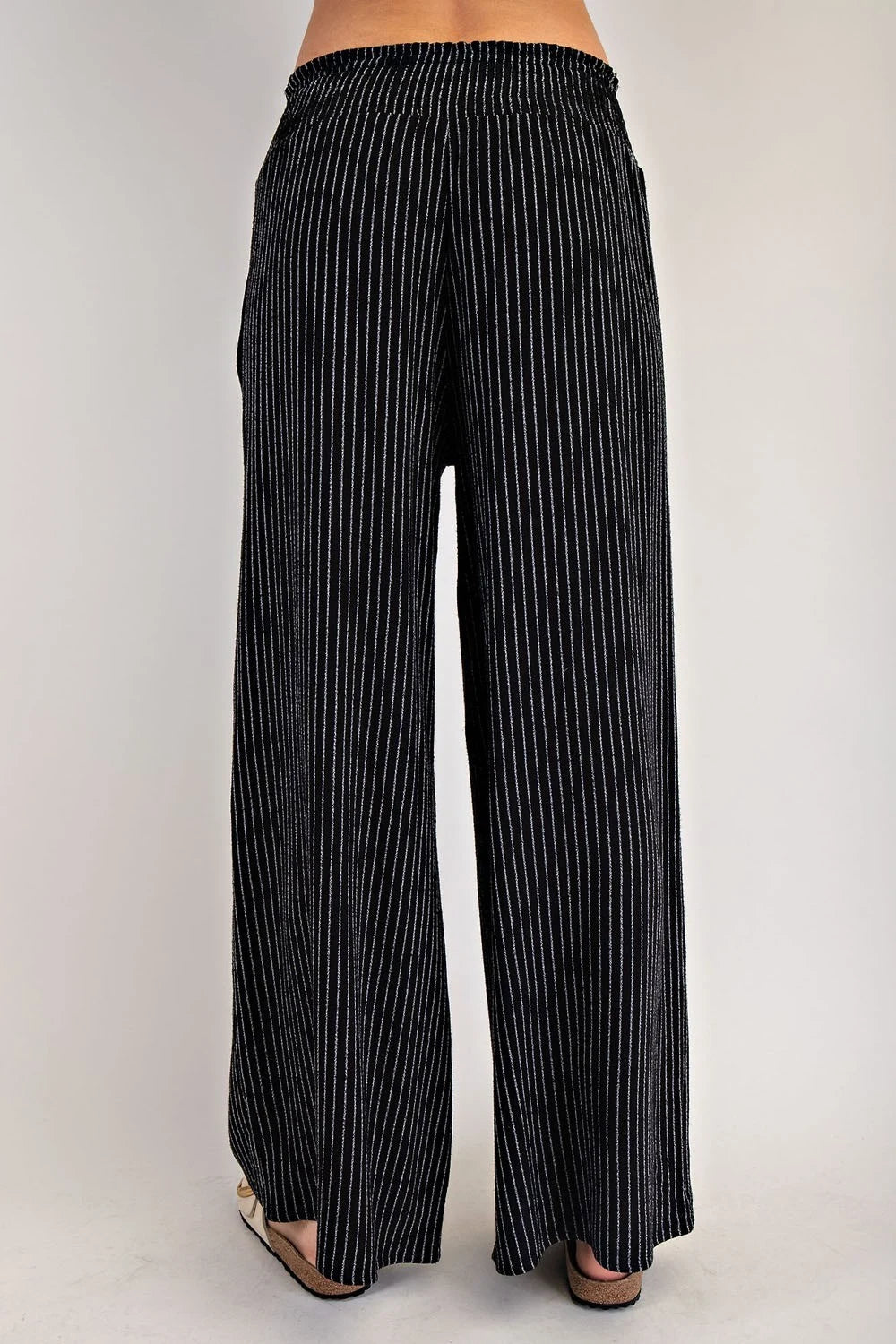 Black & White Striped Pants