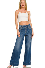 Zenana Wide Leg Denim Jeans