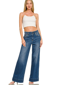 Zenana Wide Leg Denim Jeans