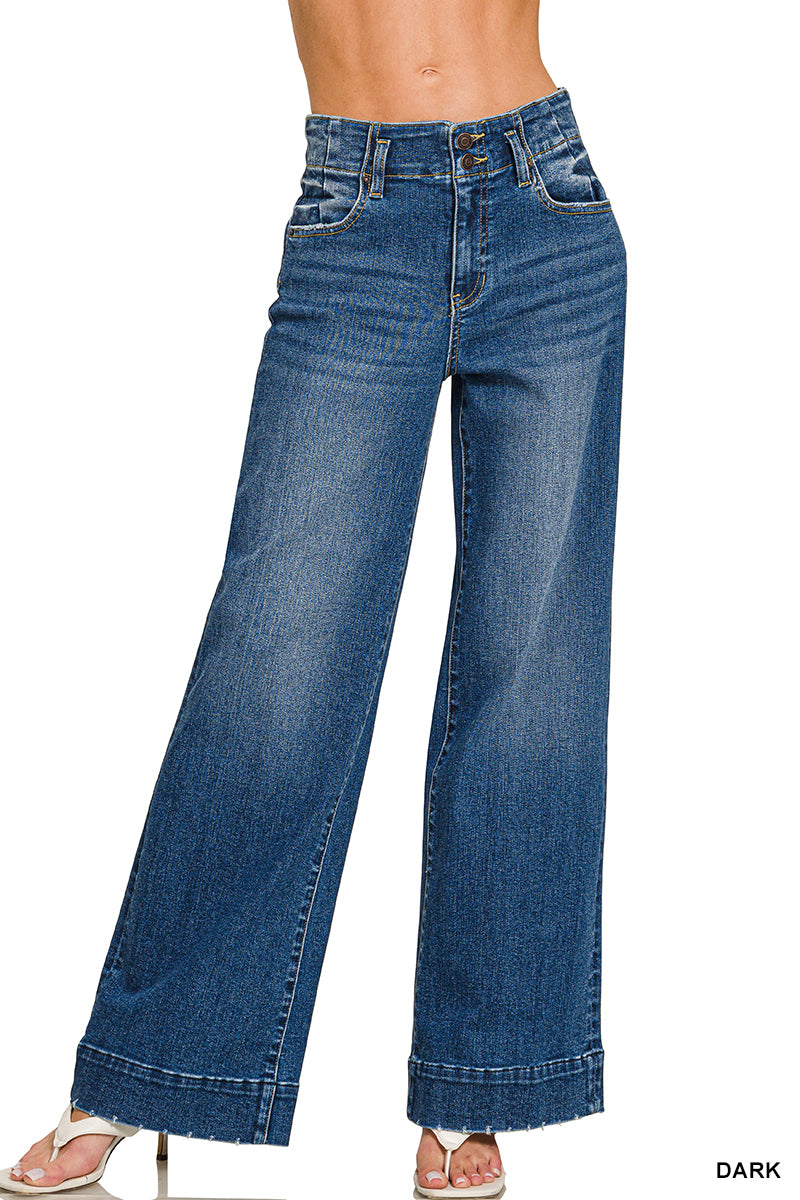 Zenana Wide Leg Denim Jeans