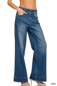 Zenana Wide Leg Denim Jeans
