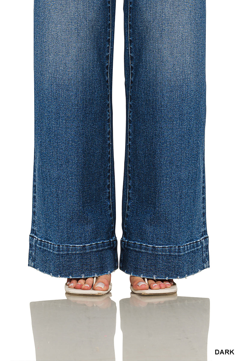 Zenana Wide Leg Denim Jeans