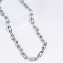 Treasured Jewels Link Up Silver Necklace