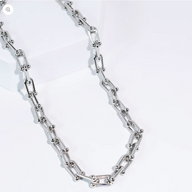 Treasured Jewels Link Up Silver Necklace